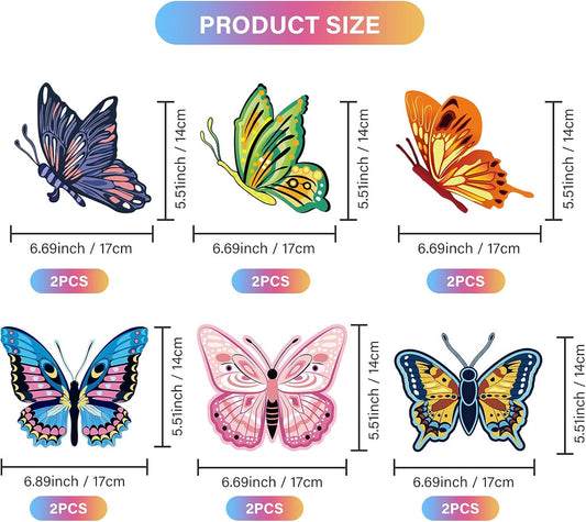 36 Pcs Butterfly Flower Party Decoration Hanging Swirl Streamer Hanging Ceiling Paper Flora Butterfly Decoration for Summer Spring Wedding Home Garden Girl Birthday Baby Shower Tea Party