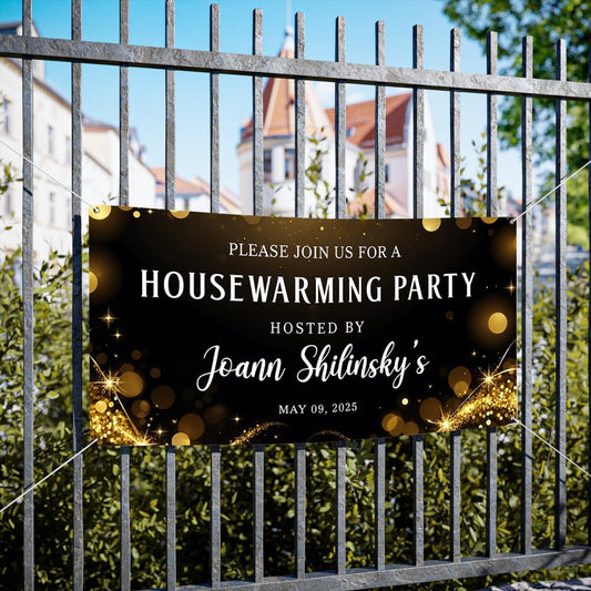 Personalized Housewarming Party Welcome Banner Decorations Double Sided Printing And Various Sizes #12