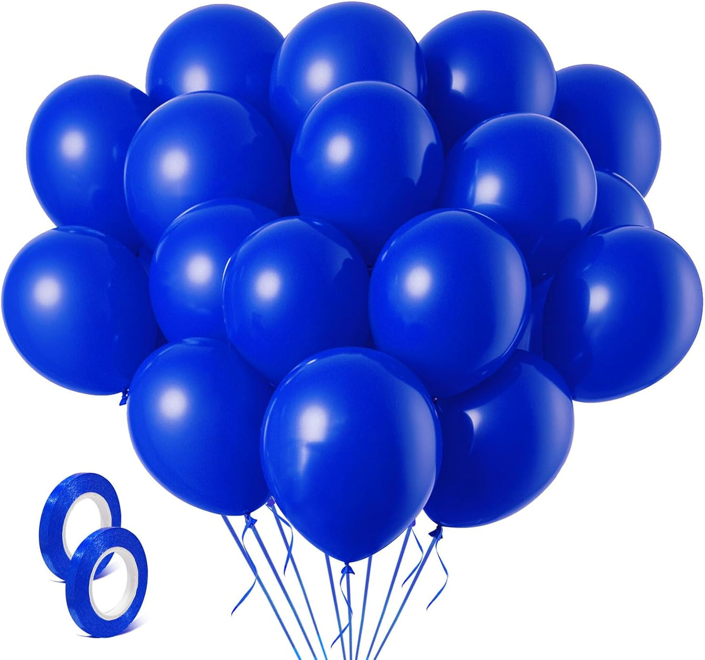 Blue Balloons Blue Party Decorations 160 Pack 5 inch Round Royal Blue Balloons for Birthday Graduation Baseball Nautical 4th of July Independence Memorial Day Patriotic Party Decorations