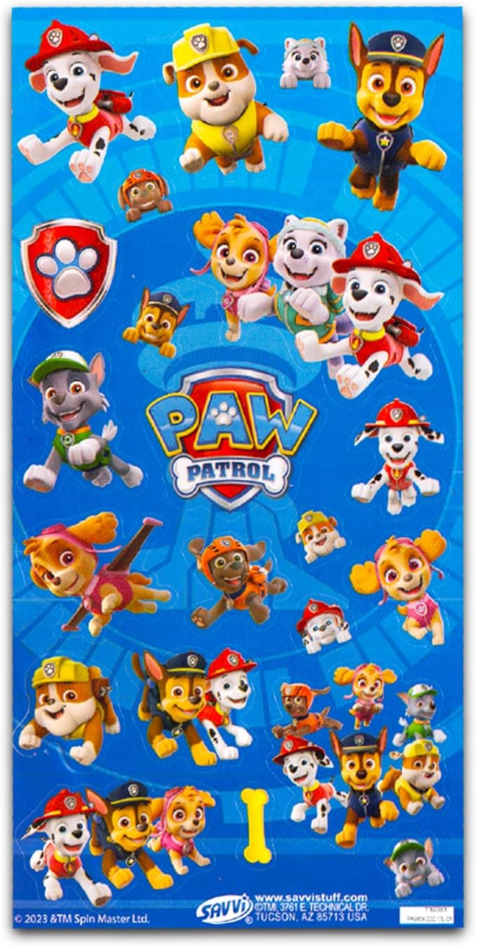 Paw Patrol Treat Boxes Set for Celebrations - Bundle with 16 Favor Boxes for Birthdays, Prizes, Plus Stickers, More | Paw Patrol Party Favors for Boys, Girls