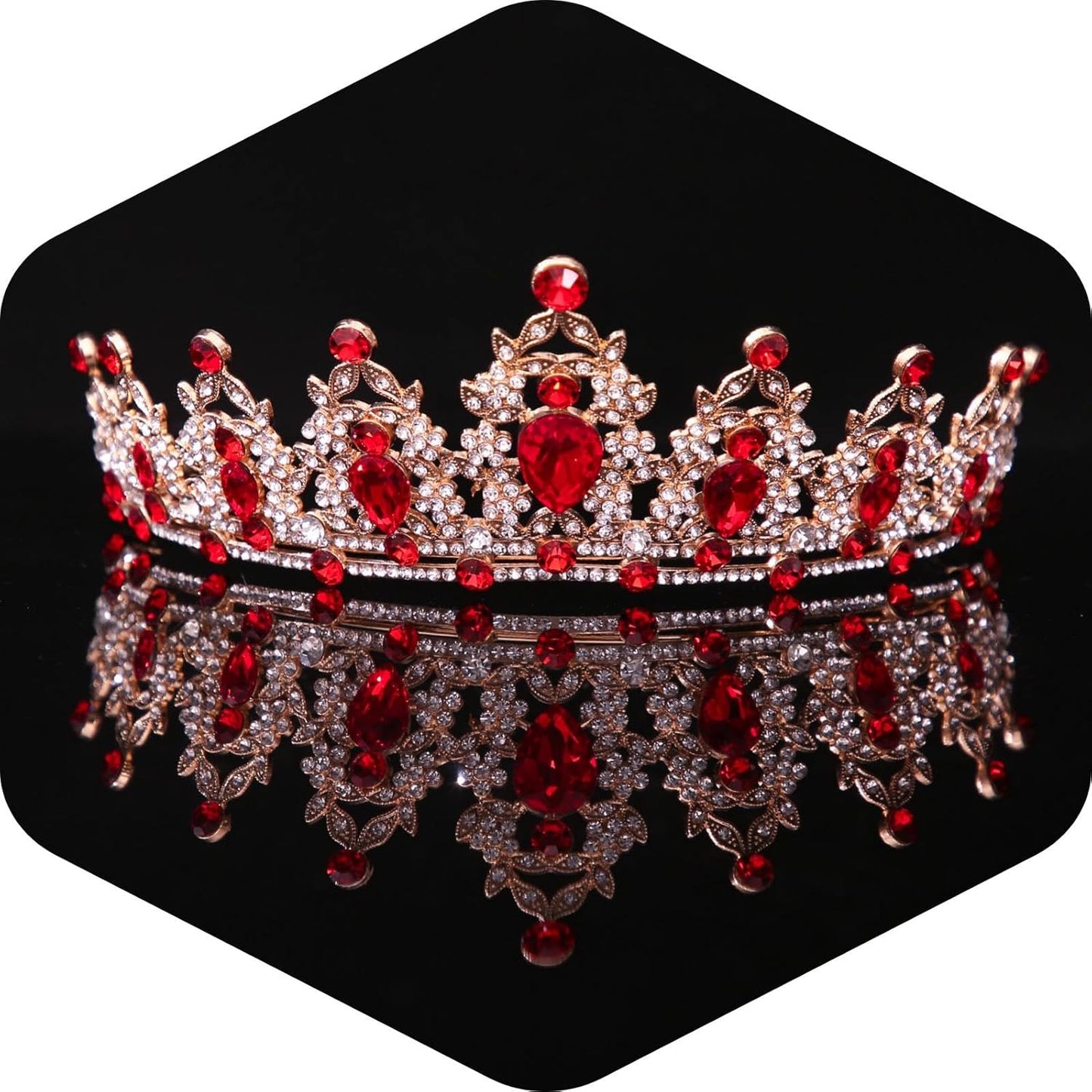 Crystal Tiaras and Crowns for Women - Wedding and Birthday Party Princess Crown Hair Accessories For Wedding, Prom, Pageant Celebration Party A3