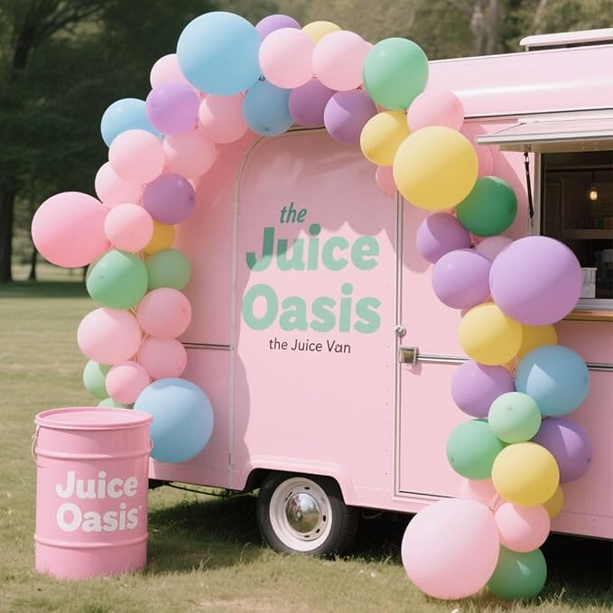 12 Inch Pastel Balloons Assorted Color - 100pcs Macaron Birthday Ballons Latex Party Balloons for Balloon Arch Garland, Graduation Birthday Baby Shower Decorations, Rainbow Pink Blue Yellow Baloon