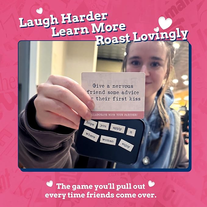 Ransom Notes Couples Edition - The Ridiculous Word Magnet Party Game, 3+ Players