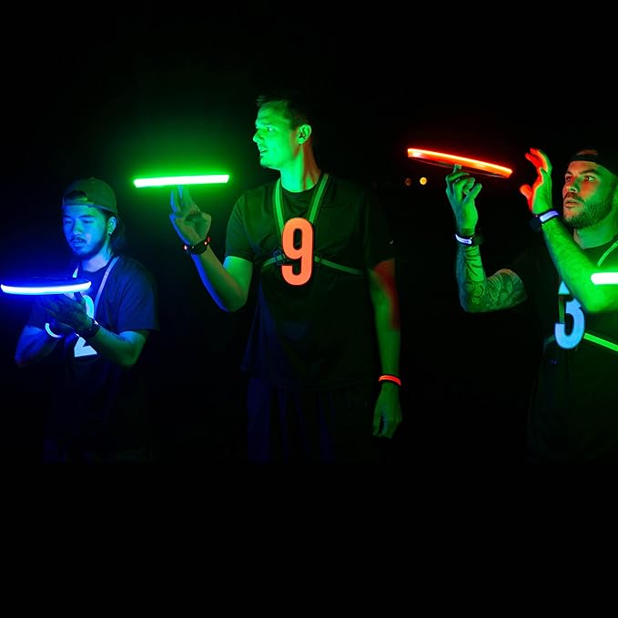TOSY Flying Disc - 108 RGB Multicolor or 36 Monocolor LEDs, Super Bright, Smart Modes, Christmas Stocking Stuffers Gift, Camping Toy for Kid/Teen/Adult, Auto Light Up, Rechargeable, Waterproof, 175g