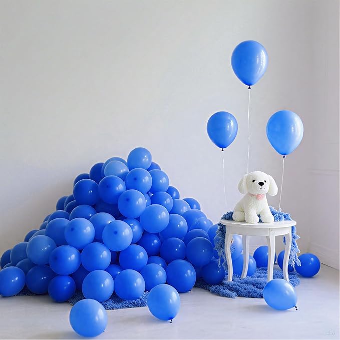160 pcs Royal Blue Balloons, 5 Inch Small Latex Ballons Bulk, Baloons for Balloon Arch, globos azules, Royal Blue Birthday Party Decorations, 4th of July Party Supplies, Welcome Home Decorations