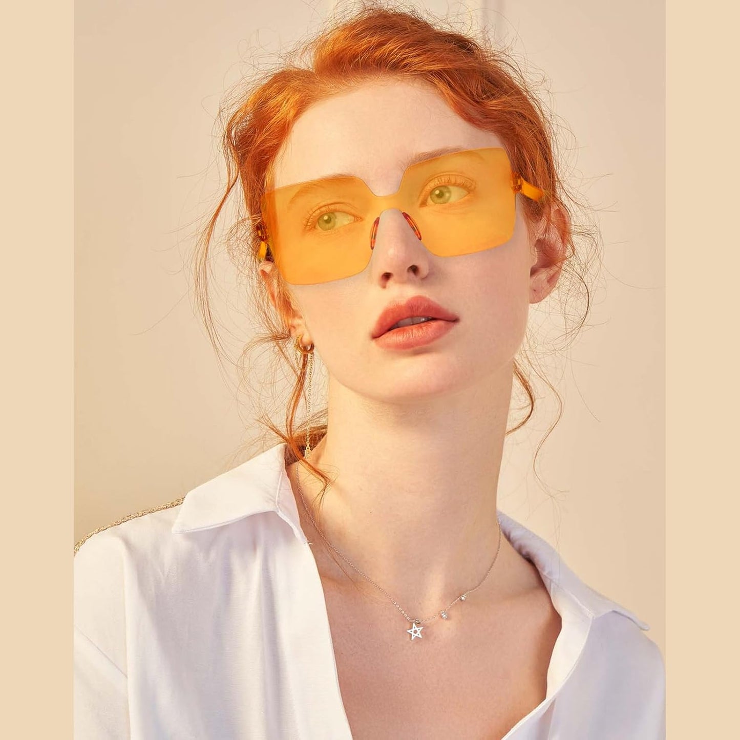 Matcheck 8/12/16 Mixed Style Rimless Sunglasses Retro Colored Party Glasses Candy Bachlor Photoshoot Costume Accessories