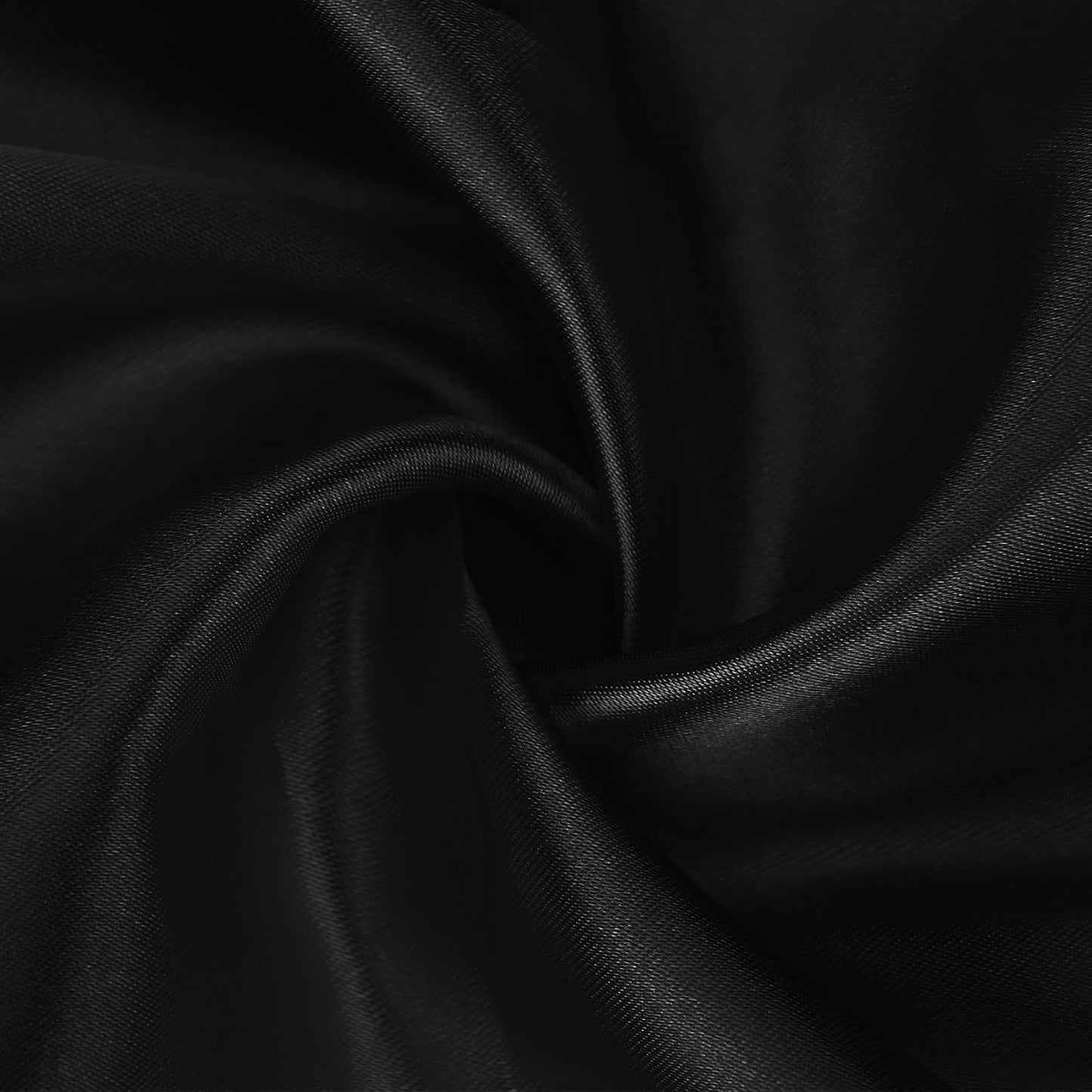 Bailarina 40 Pack Black Satin Napkins,17x17 Inches Wedding Napkins Square Soft Silky Table Napkins Bulk Decorative Elegant Cloth Napkin for Party Decoration, Banquet,Wedding,Graduation