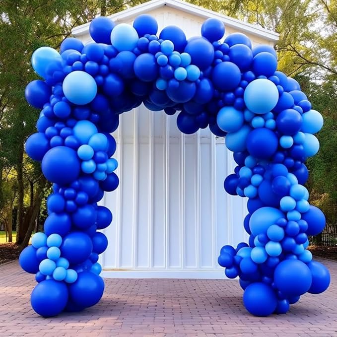KBZVNAF Royal Blue Latex Party Balloons - 50 Pack 12 inch Helium Matte Blue Balloons for Birthday Wedding Baby Shower Graduation Gender Reveal Party Decorations