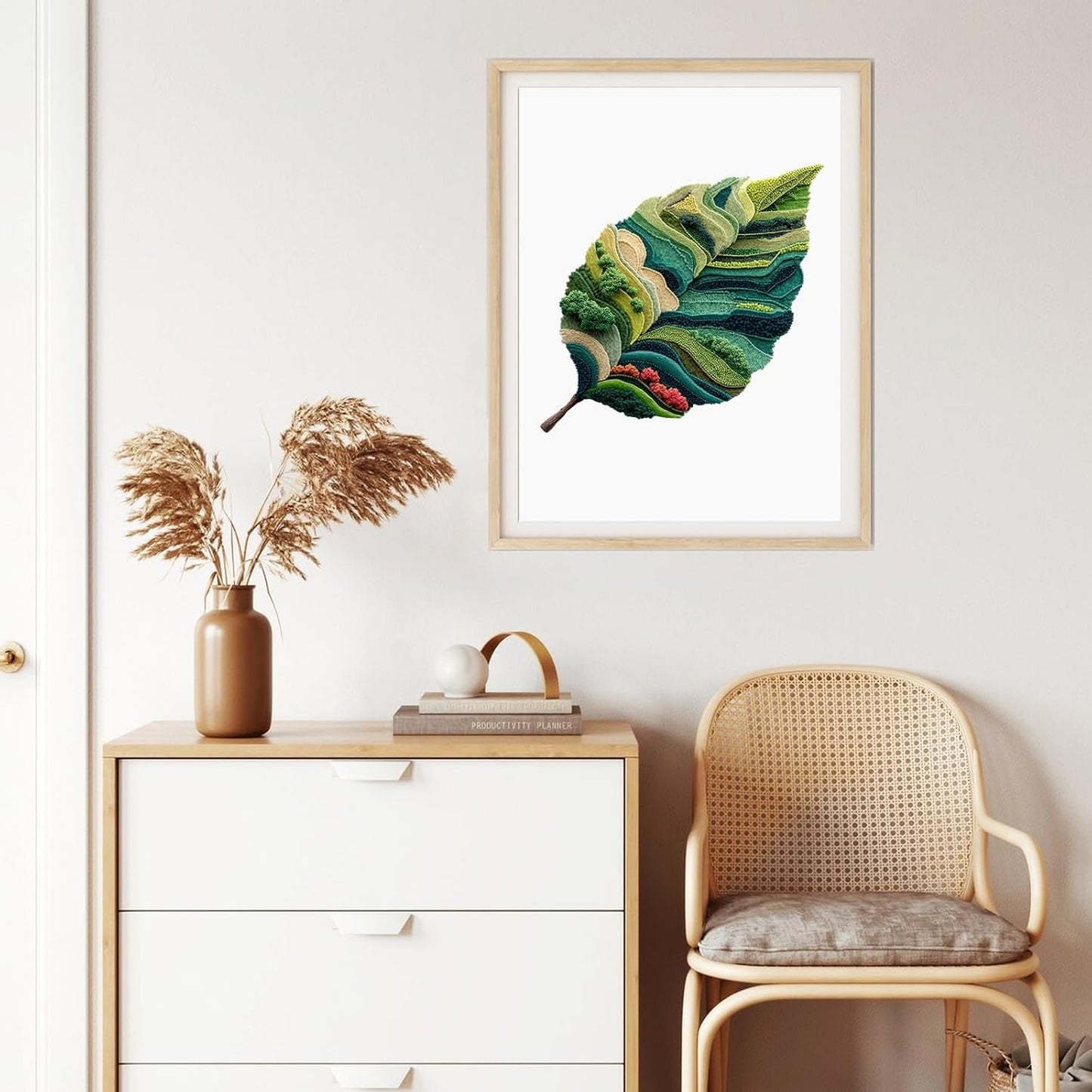 MYS A·U·R Wooden Puzzles for Adults, Nature Leaf Jigsaw Puzzle 200pcs, 12.2X11.5in, Unique Shape Wood Puzzles Adult, Creative Gift for Kids Family Game
