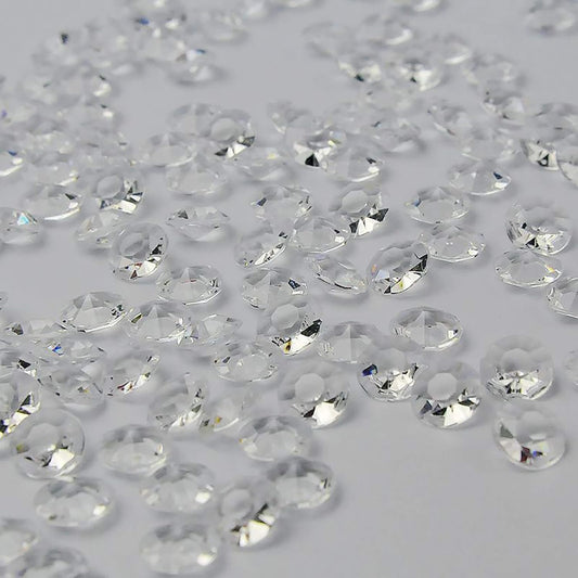 ZKC 4.5mm 10000PCS Clear Crystal Acrylic Diamond Vase Fillers Beads for Wedding Centerpiece Table Scatter Shower Party Vase Beads Decorations