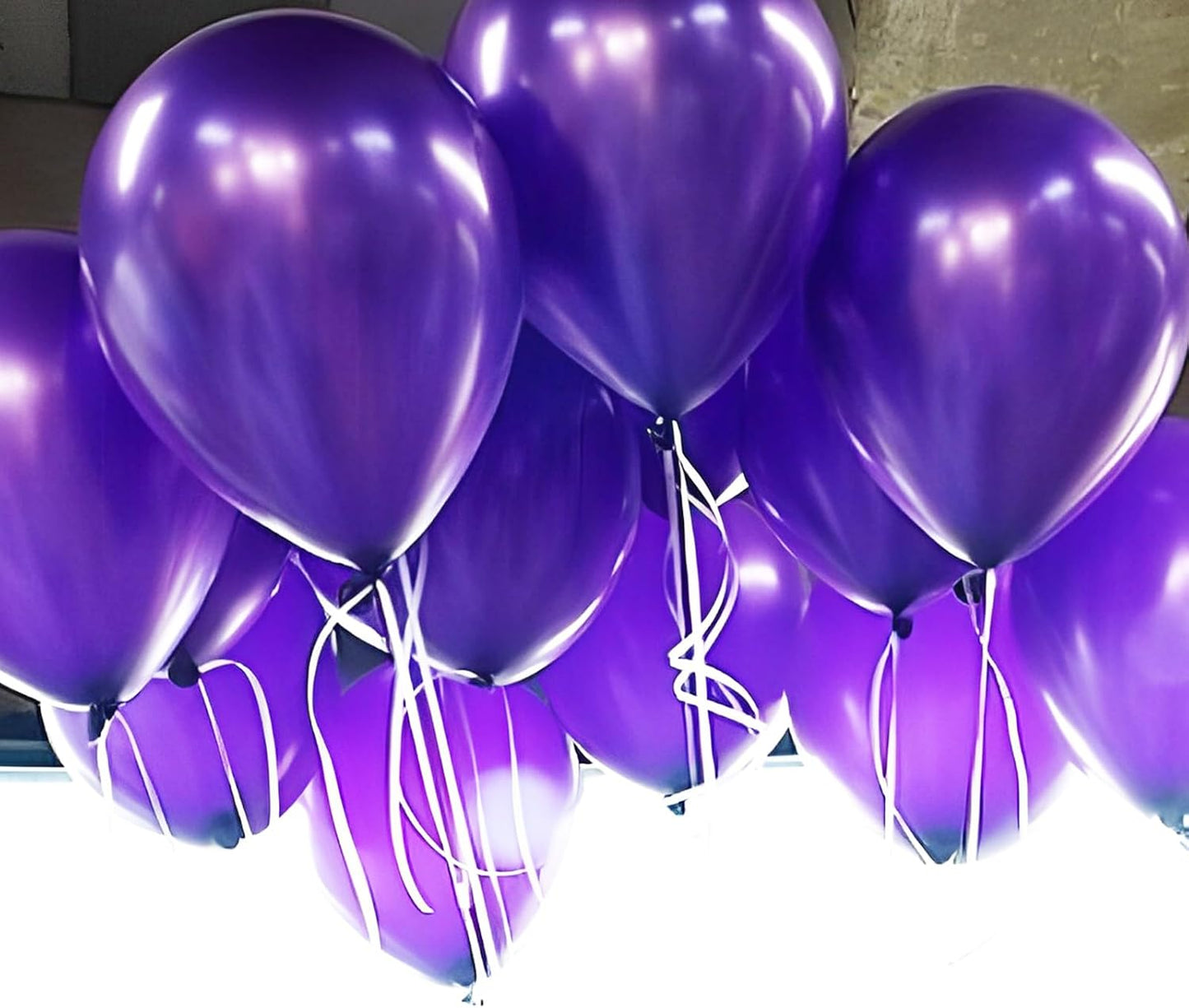 Dark Purple Balloons, 66pack 12inch Deep Purple Latex Party Balloons for Halloween, Graduation, Wedding, Birthday, Baby Shower, Anniversary, Valentine's Day Party Decorations