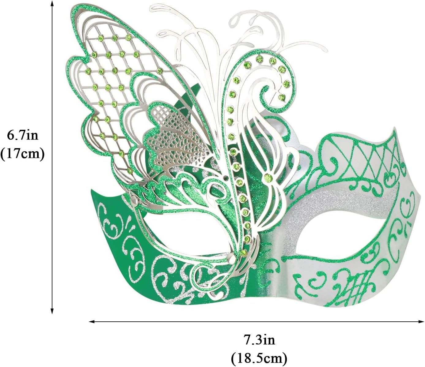 Mysterious Venetian Butterfly Lady Masquerade Halloween Party Mask Evening Prom Ball Mask Bar Costumes Accessory