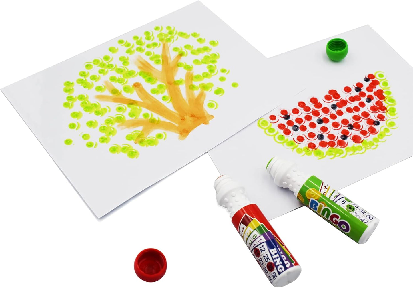 Yuanhe Bingo Daubers Dot Markers - Mixed Colors Set of 36 Pack-12Colors