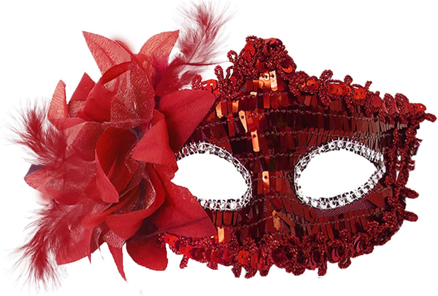 MYMENU Masquerade Mask for Women Couple Masquerade Mask for Men Shiny Venetian Mask Halloween Mask for Party Prom