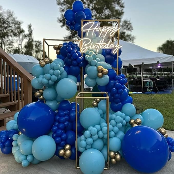 Royal Blue Balloons 12 inch, Royal Blue Latex Balloons 50pcs Party Balloons for Graduation Baby Shower Wedding Baseball Birthday Party Decorations