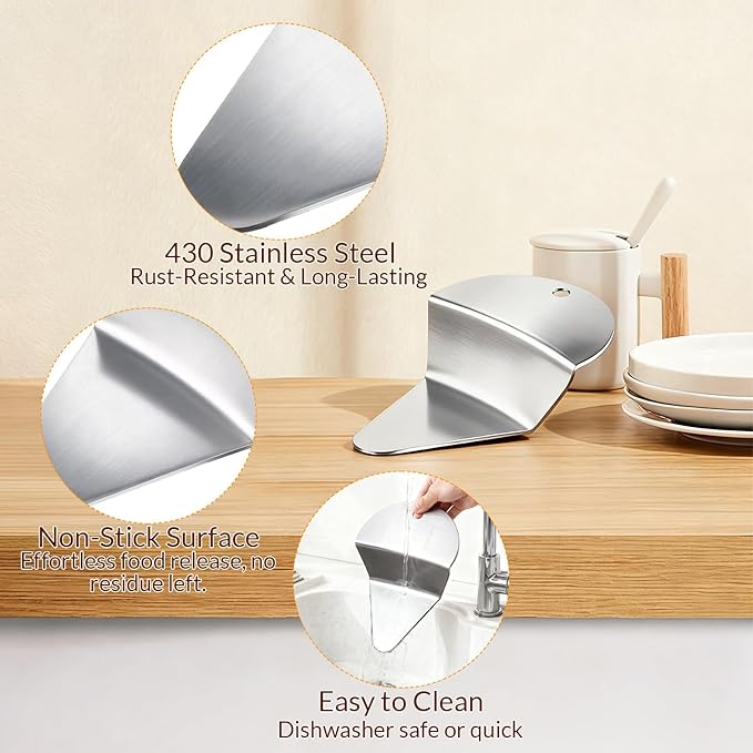 2 Pack Steel First Slice Pie Spatula Stainless Easy to Clean Non Stick First Pies Server Spatulas Server Pie Cutter Cake Cutter Triangular Spade Pie Pastry Spatula for Cake Dessert Tart Pie and Pizza