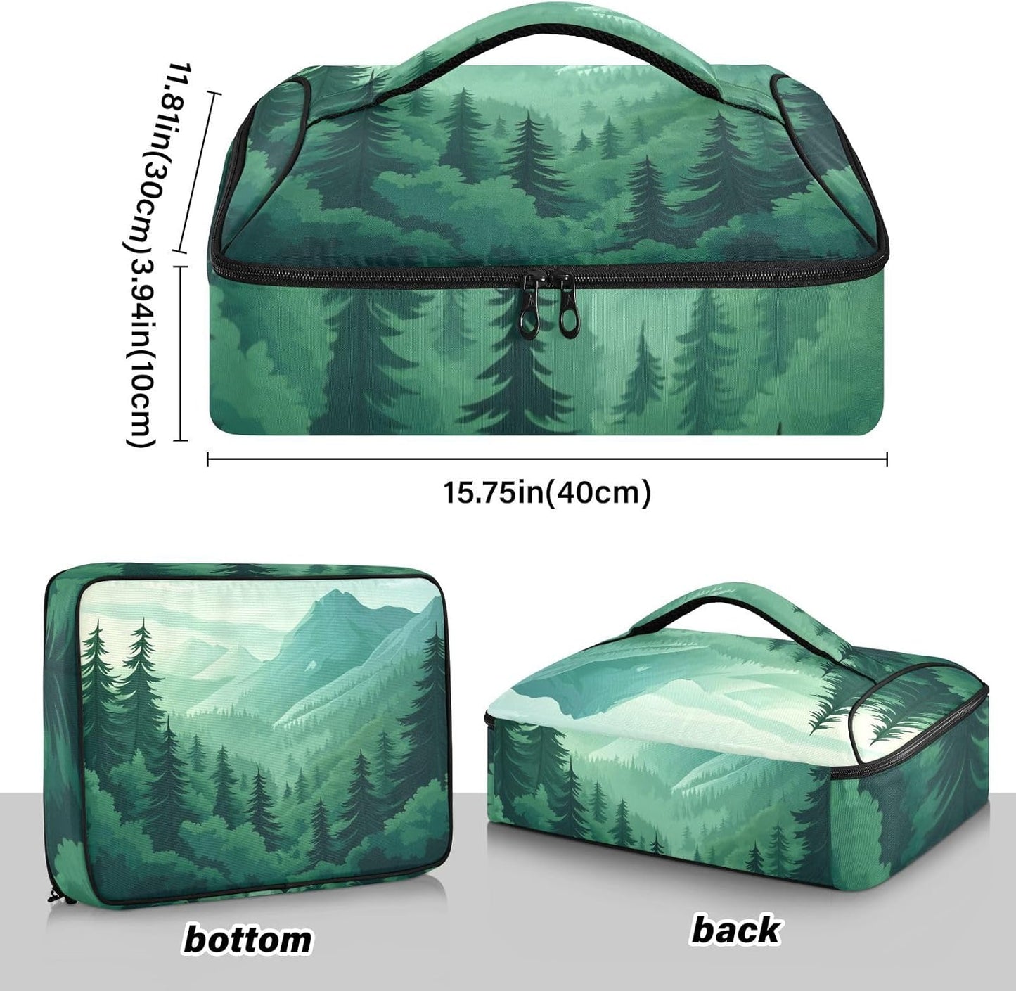 Casserole Carriers for Hot or Cold Food Reusable Casserole Dish Carrier Insulated Thermal Large Capacity Durable Perfect for Party Camping Family Gatherings Yellow Fish