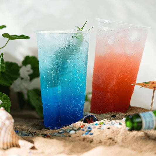 Karat [32oz - 600 ct] PP Plastic Cold Disposable Plastic Cups, 104.5mm Diameter, BPA Free & 100% Recyclable (C-KPP32)