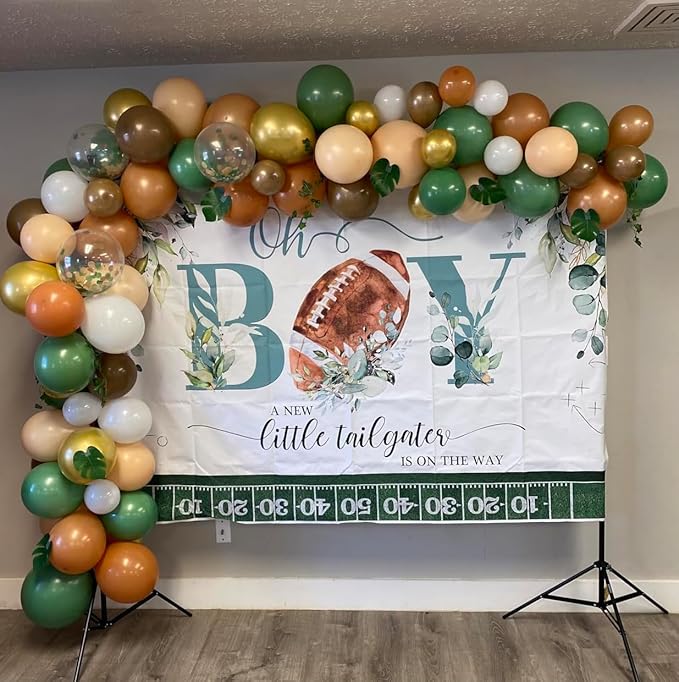 Green and Brown Balloons Set, 60 Pcs 12 Inch green brown balloons Jungle Safari Woodland Forest Balloon Metallic Gold Cream Brown Olive Green Coffee Blush Balloon for Baby Shower Birthday Decorations