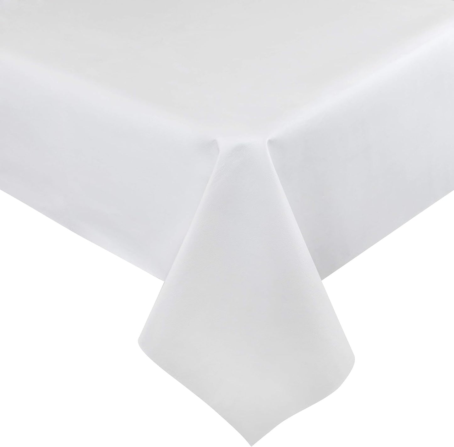 Quality Table Pad Protector, Superior Protection from Spills, Scratches & Heat - Reusable Table Cloth with Cushion Flannel Backing (90" L x 54" W)