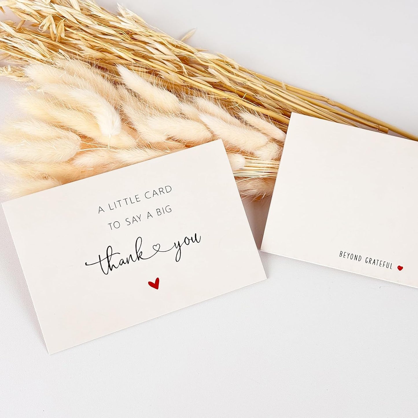 48 Pack Thank You Cards with Envelopes & Stickers, 4×6 Cute Blank Greeting Cards for Baby Shower & Wedding，Boxed Bulk Thank You Notes for Graduation Teachers Business Coworker Employee Appreciation