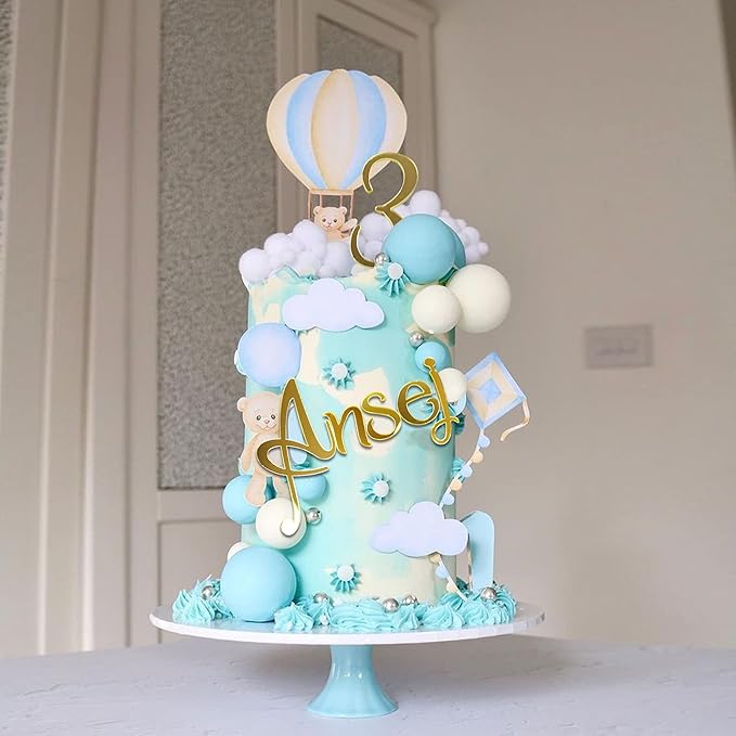 Acrylic Alphanumeric Cake Decoration DIY Cupcake Decoration A-Z Alphanumeric Mirror 0-9 Cake Decoration Pick Personalized Letters Anniversary Wedding Baby Shower Party Supplies