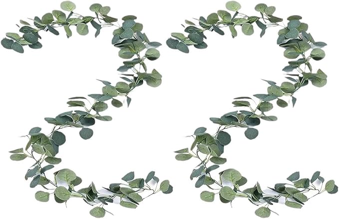 Artificial Eucalyptus Garland Faux Silk Leaf Décor Anniversary Engagement Party Wedding