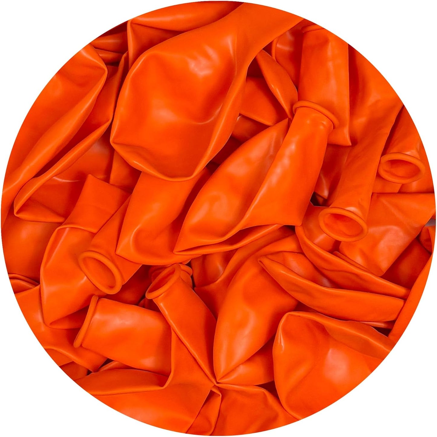 Orange Balloons 100 Pack, 12 Inch Orange Latex Balloons For Birthdays, Halloween, Weddings, Baby Showers, Holidays