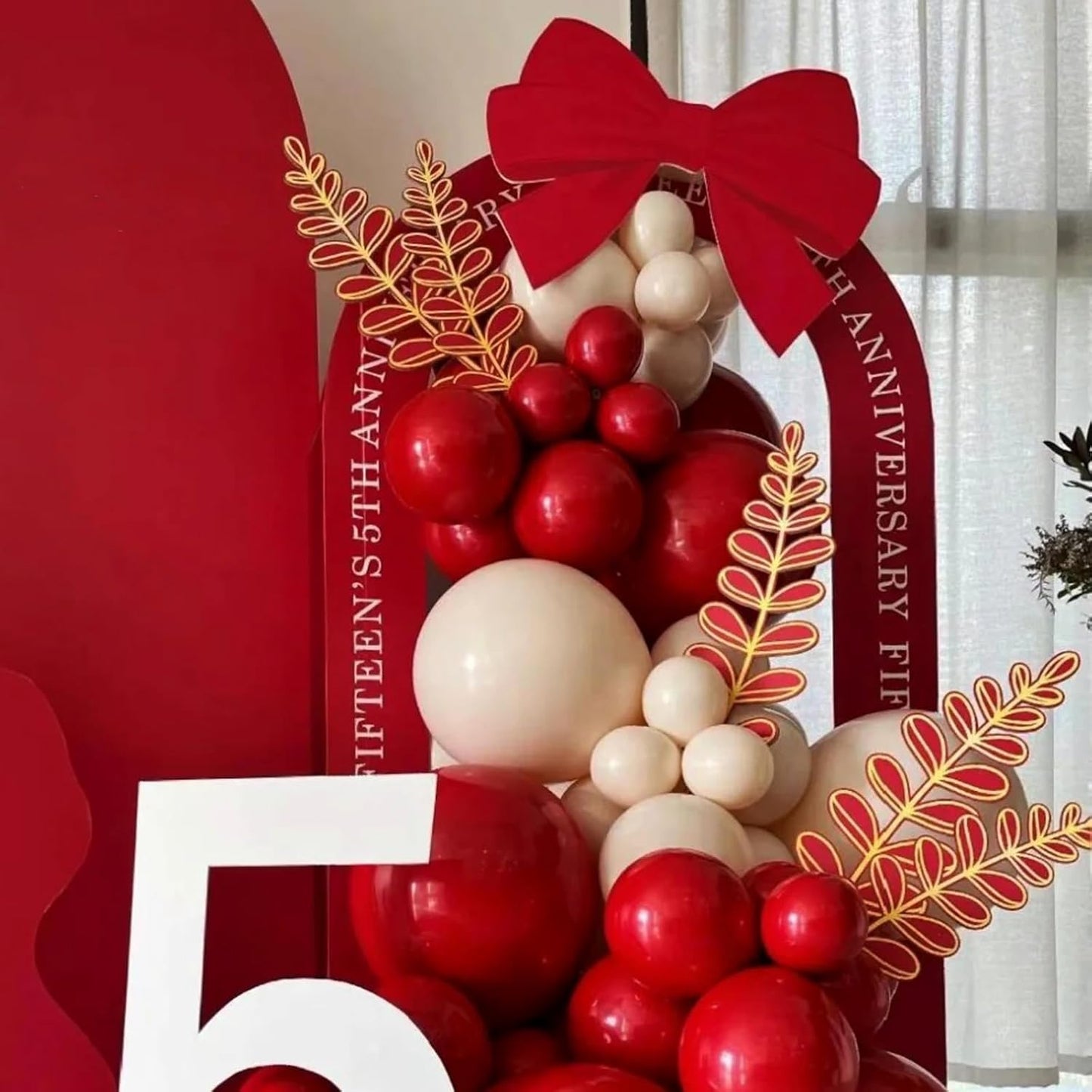 Ruby Red Balloons, 66pack 12inch Dark Red Latex Party Balloons for Birthday Baby Shower Graduation Wedding Gender Reveal Valentine's Day Christmas Party Decorations