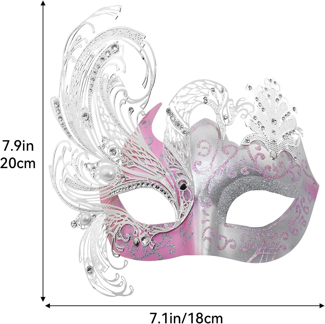 Mysterious Venetian Butterfly Lady Masquerade Halloween Party Mask Evening Prom Ball Mask Bar Costumes Accessory