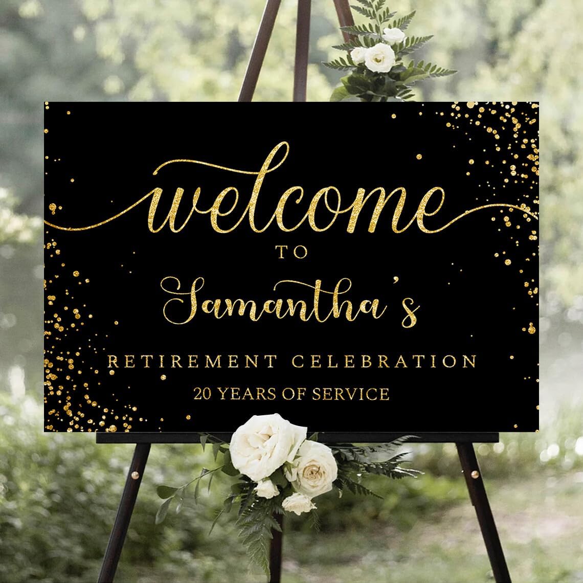 Personalized Retirement Yard Sign, Retirement Celebration Welcome Sign, Retirement Party Sign, Retirement Decorations, Retirement Outdoor Sign, Retirement Home Decor, Retirement Celebration Sign #12