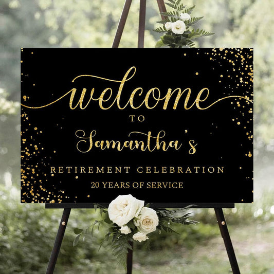 Personalized Retirement Yard Sign, Retirement Celebration Welcome Sign, Retirement Party Sign, Retirement Decorations, Retirement Outdoor Sign, Retirement Home Decor, Retirement Celebration Sign #12