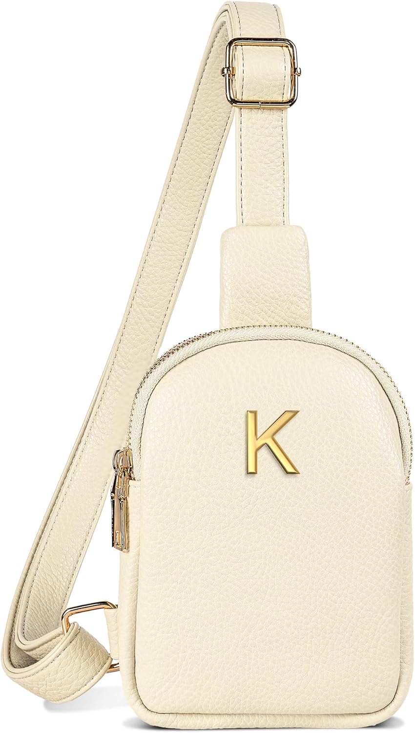 Birthday Gifts for 8-12, 13-19 Year Old Girls, Cross body Bags Fanny Pack with Letter, Teen Girl Gifts, Stocking Stuffers for Girls Kids, Cute Trendy Stuff for Tweens Teens