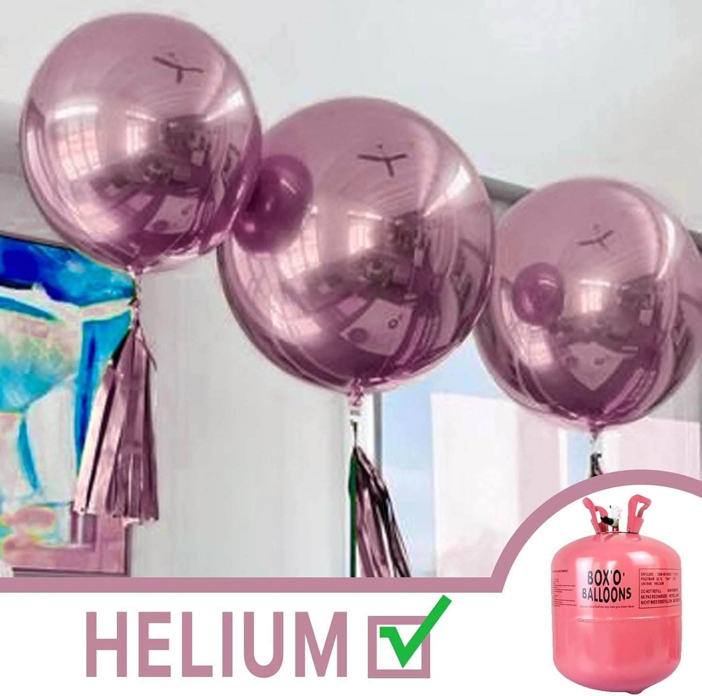 PartyWoo Metallic Pink Large Balloons 4 pcs 36 Inch Big Jumbo Giant Pinkish Purple Latex Helium Balloons for Graduation Wedding Baby Shower Bachelorette Birthday Party Decorations Pink-G108
