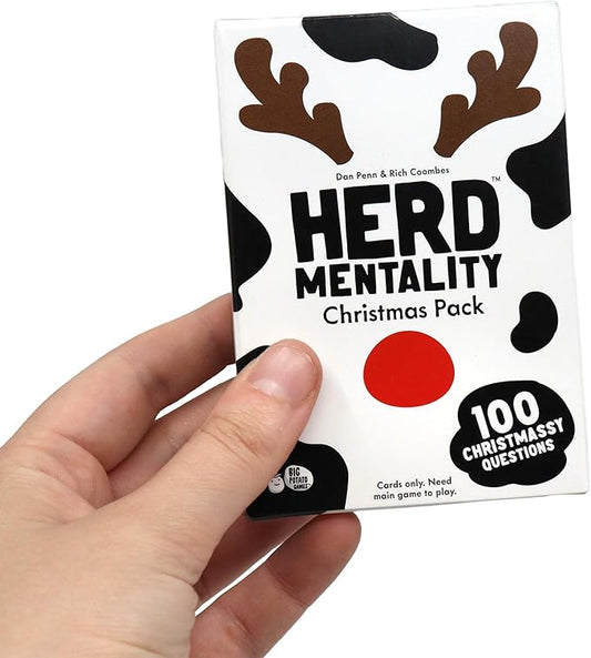 Herd Mentality Christmas Expansion Pack - 100 New Christmas Questions - Main Game Required (Sold Separately)