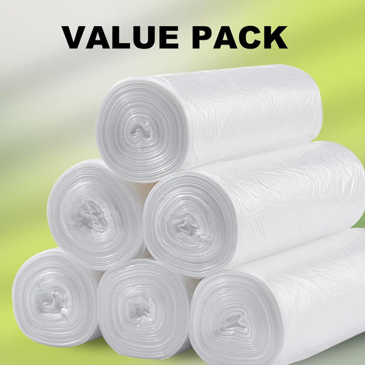 Trash Can Liner - Wholesale 250 Count Garbage Bags on Perforated Roll 45 Gallon Multipurpose for Office Bathrooms Business Home Commercial and Industrial Needs