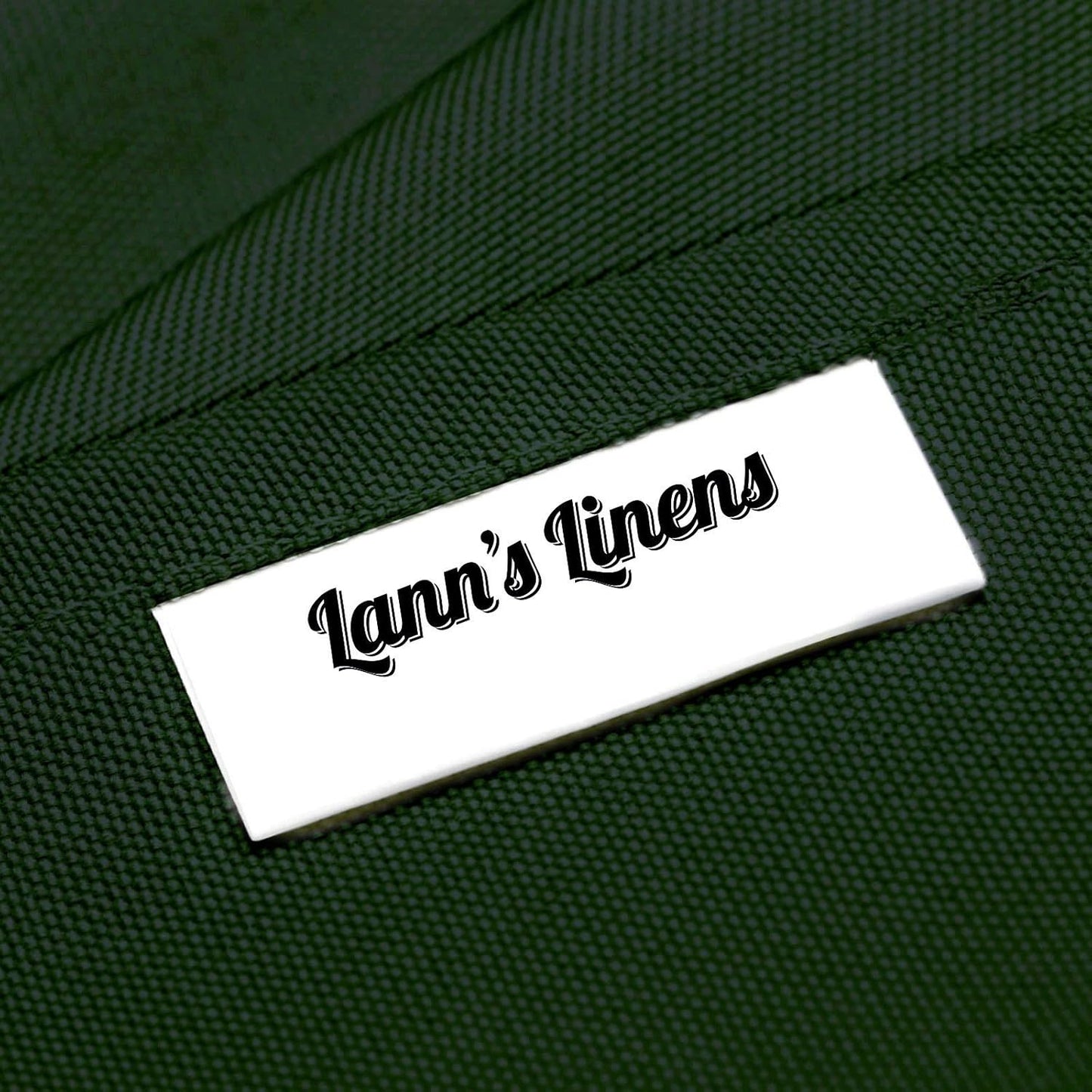 Lann's Linens - 90" x 132" Premium Tablecloth for Wedding/Banquet/Restaurant - Rectangular Polyester Fabric Table Cloth - Hunter Green