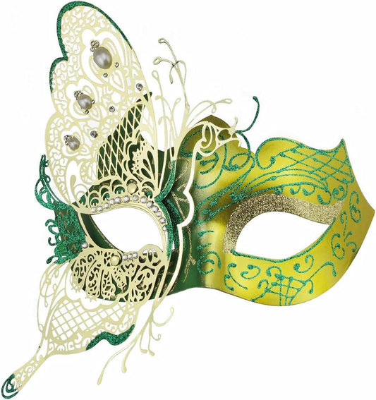 Mysterious Venetian Butterfly Lady Masquerade Halloween Party Mask Evening Prom Ball Mask Bar Costumes Accessory