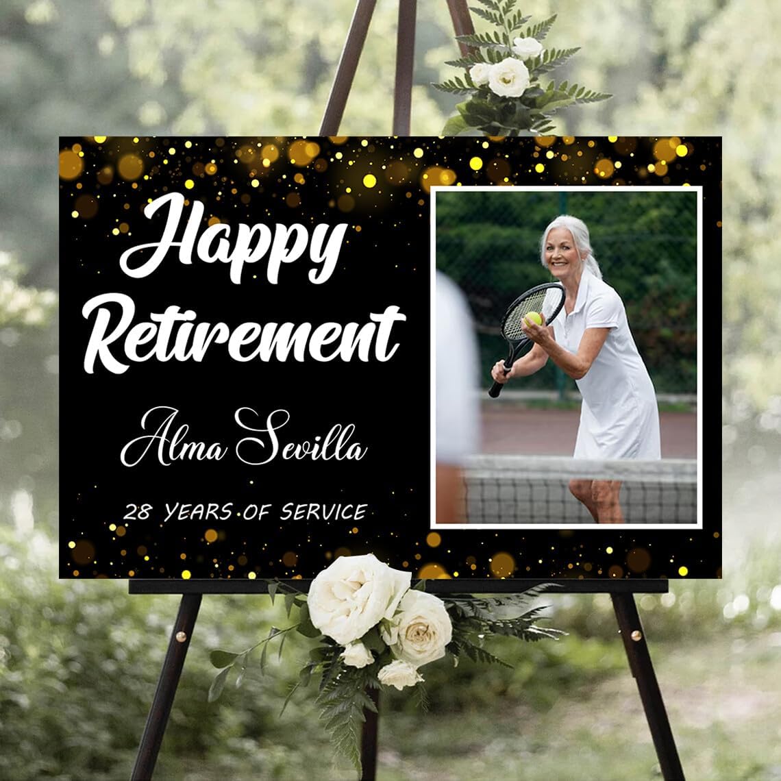 Personalized Retirement Yard Sign, Retirement Celebration Welcome Sign, Retirement Party Sign, Retirement Decorations, Retirement Outdoor Sign, Retirement Home Decor, Retirement Celebration Sign #3