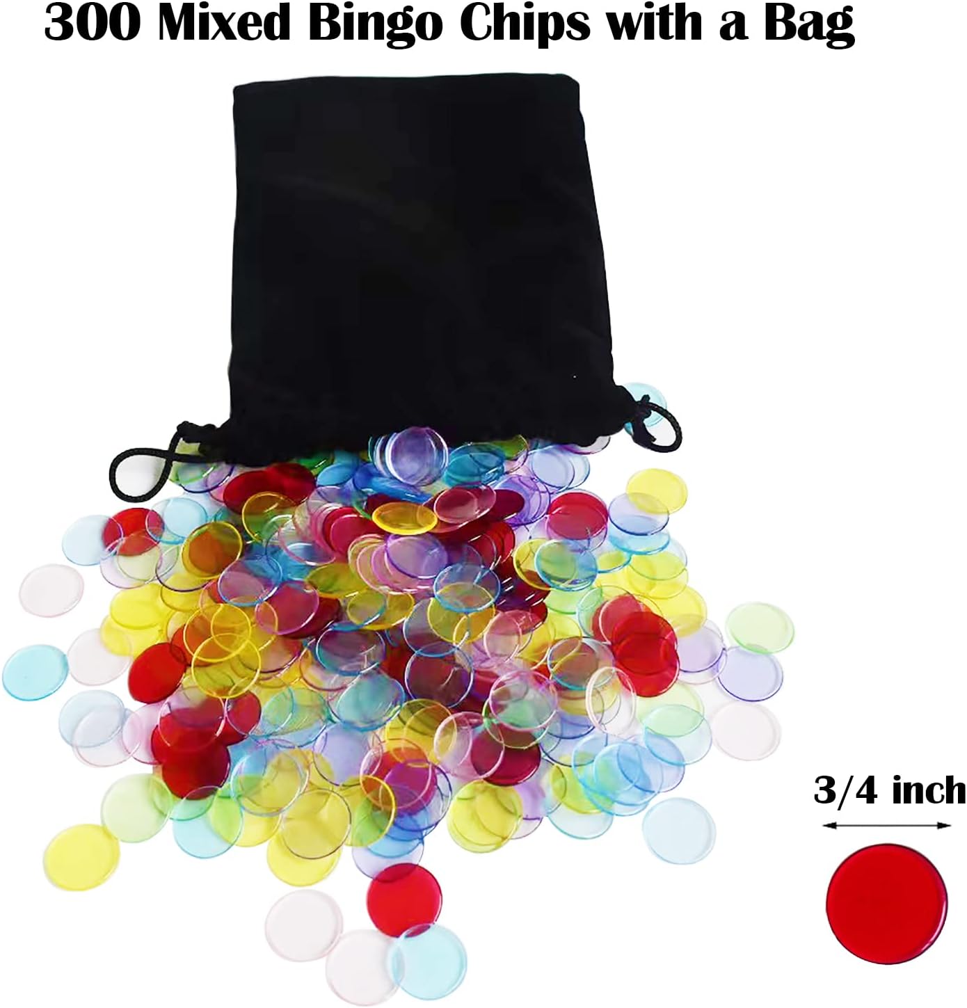 Yuanhe Deluxe Bingo Game Set - Metal Round Cage, 75 Colored Balls, 50 Bingo Cards, 300 Mixed Chips and Master Board for Large Groups, Parties