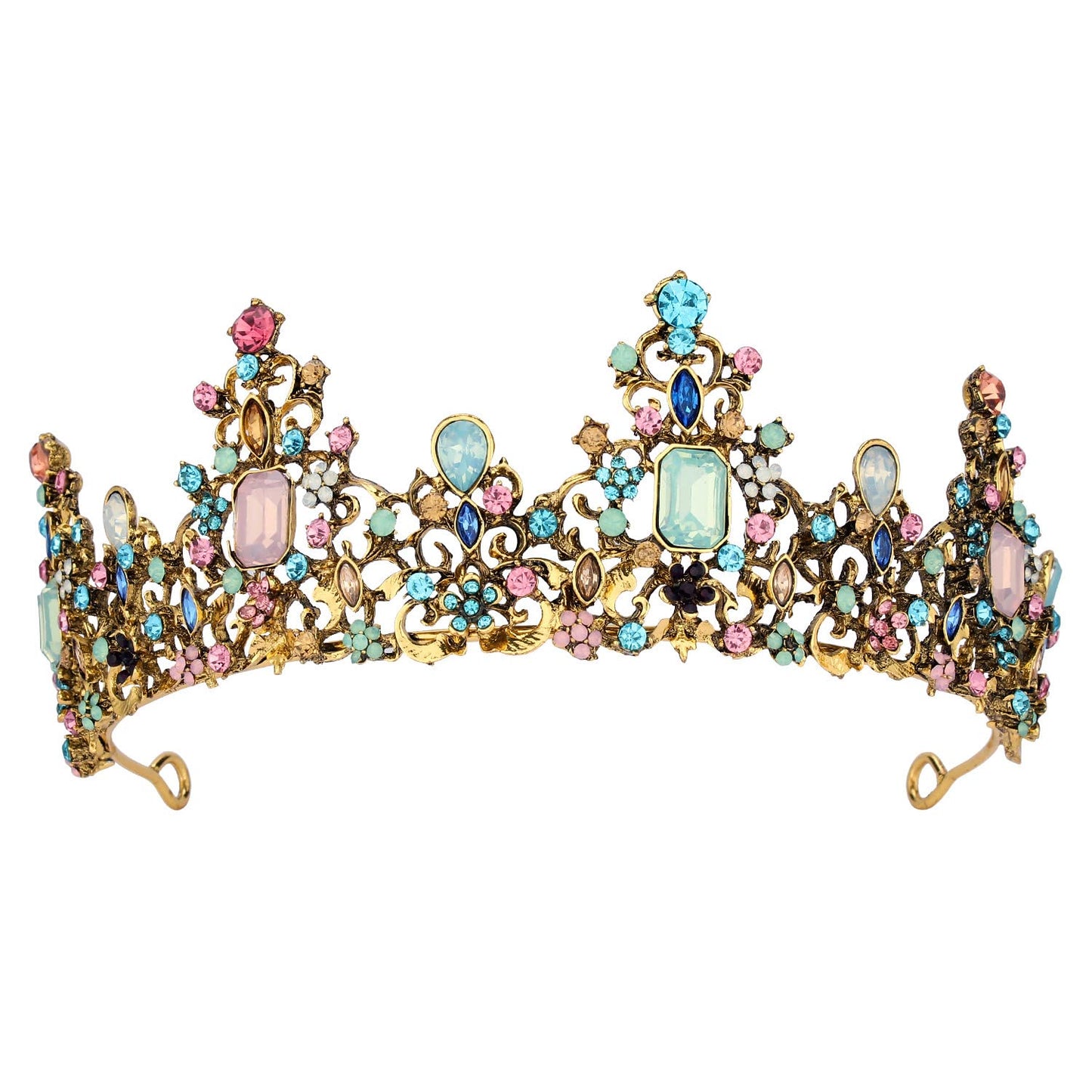 Didder Baroque Vintage Crowns and Tiaras - Royal Princess Crowns for Girls and Women - Wedding, Halloween, Christmas, Prom, Birthday and Party