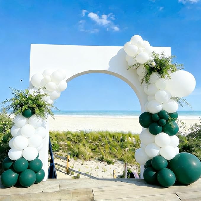99pcs White Balloons, 18/12/10/5 Inch Different Sizes White Wedding Balloon Arch Kit for Baby Shower Bridal Shower Engagement Birthday Party Decorations