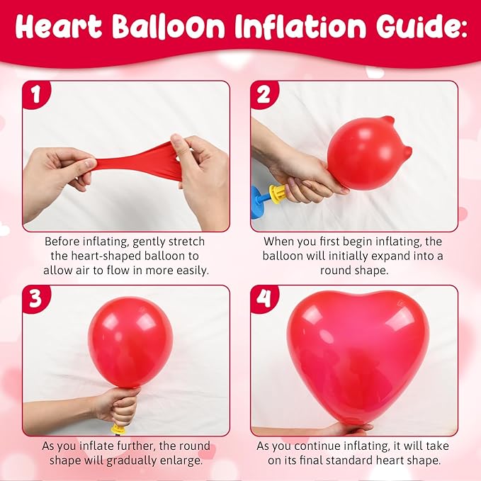 Mothers Day Balloon Arch Garland Kit, Pink Red White Latex Balloon with Happy Mother Day Love Heart Mylar Foil Balloons for Motherday Best Mon Ever Wedding Anniversary Birthday Party Decorations