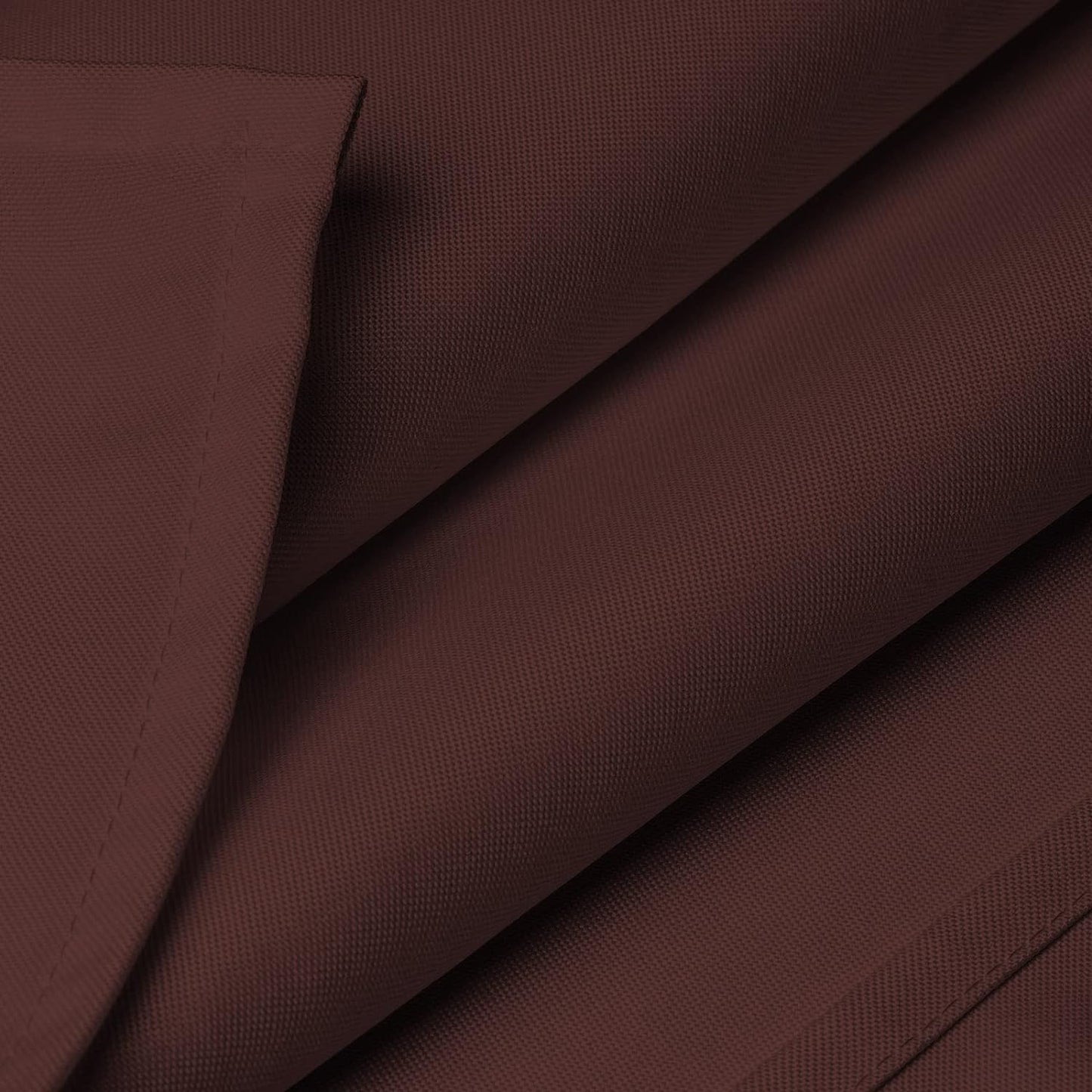 Lann's Linens - 70" x 120" Premium Tablecloth for Wedding/Banquet/Restaurant - Rectangular Polyester Fabric Table Cloth - Chocolate Brown