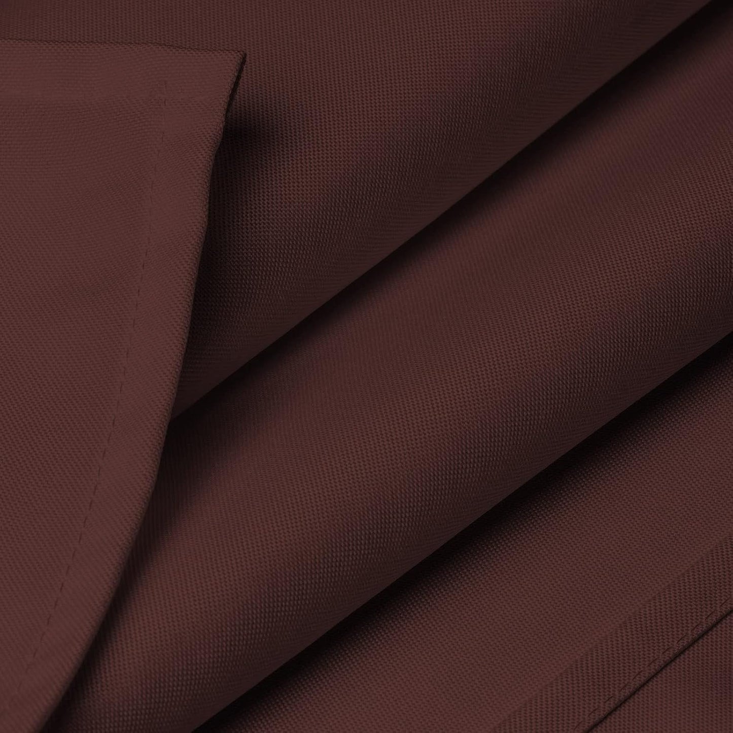 Lann's Linens - 60" x 126" Premium Tablecloth for Wedding/Banquet/Restaurant - Rectangular Polyester Fabric Table Cloth - Chocolate Brown