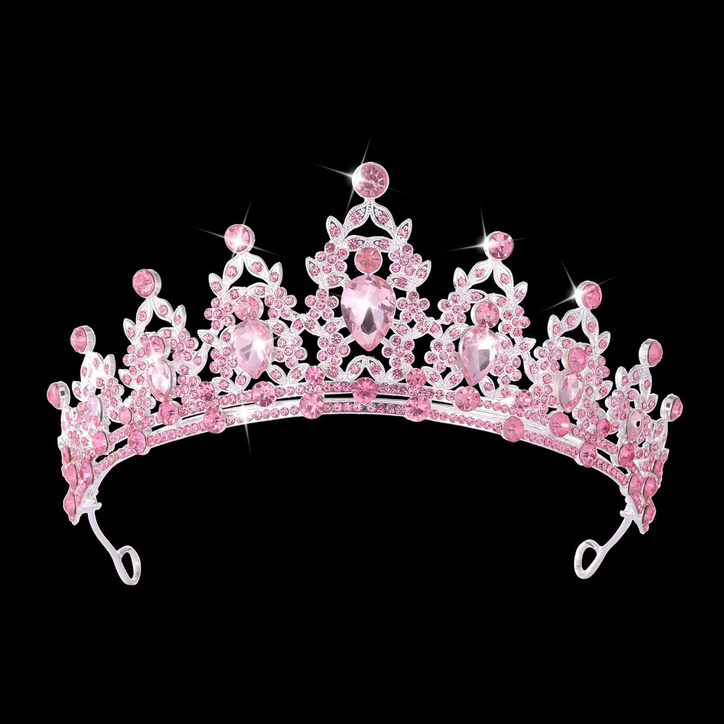 Crystal Tiaras and Crowns for Women - Wedding and Birthday Party Princess Crown Hair Accessories For Wedding, Prom, Pageant Celebration Party A3