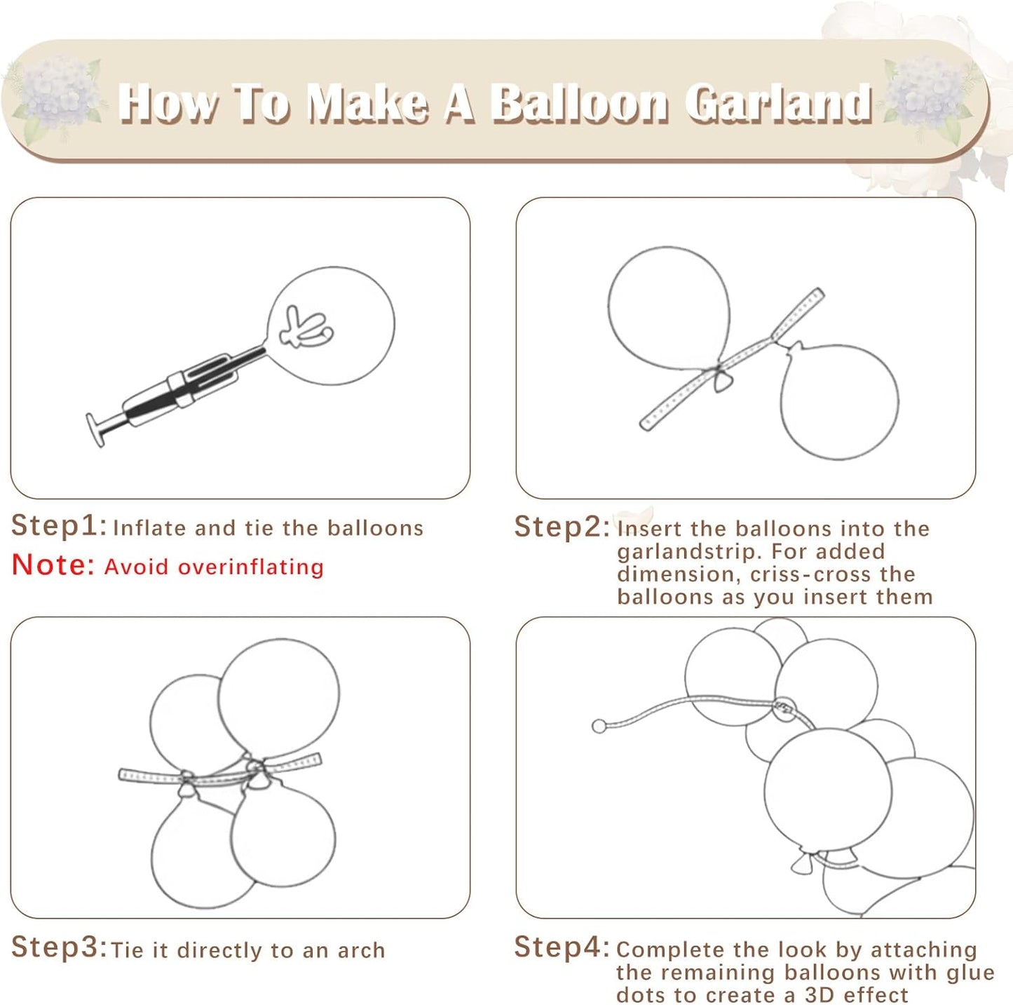 Champagne Gold and White Balloon Arch Kit, 134pcs Metallic Gold Confetti Balloons Garland Kits for Birthday Wedding Baby Shower Bridal Party Anniversary Decorations