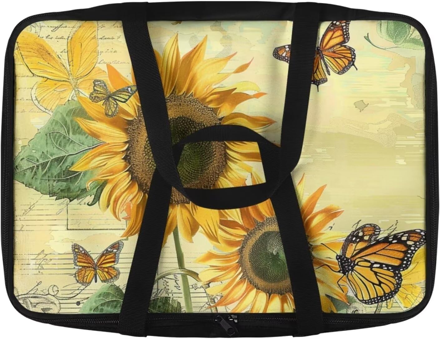 Sunflower Butterfly Insulated Casserole Carriers Portable Food Warmer for Hot or Cold Food Lasagna Holder Tote Casserole Dish Carrying Case for Travel Potluck Parties Picnic Cookouts Beach