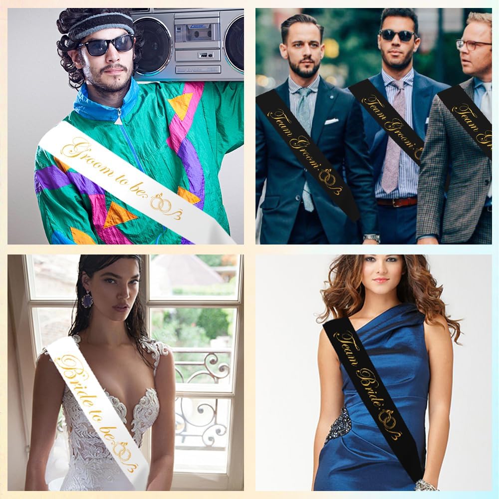Bachelorette Party Accessories Bride Sash Bachelorette Party Bride to Be Sash Bachelorette Sash Groom to Be Bachelor Party Decorations Bachelorette Sashes Bride and Groom Sash Bride Accessories