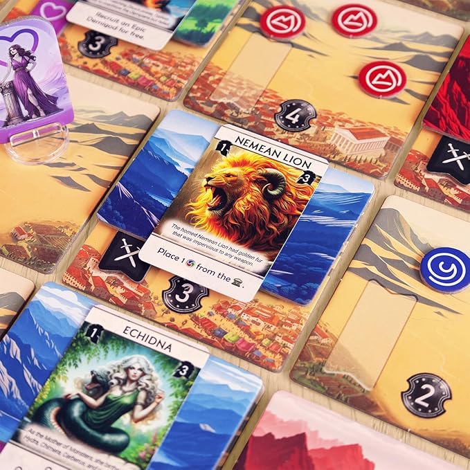 Monsters & Mandates Expansion for Pantheum by Archwood Games | 3 Modular Add-Ons with New Demigods, Monsters & Mandate Missions | Strategy Expansion for Ages 12+ | 1–4 Players | 45–60 Min Playtime